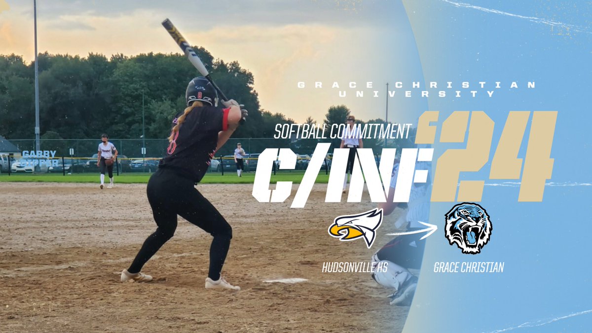 Big commitment out of Hudsonville in C/INF Morgan Hall '24! #RoarTigers 🐅🥎