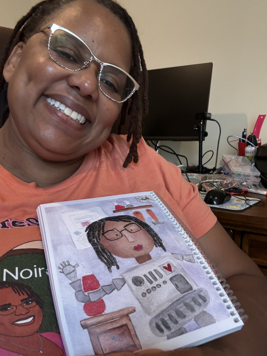 NoireSTEMinist's tweet image. I am so honored to be profiled in the heroines of science student planner!! @heroines_of_sci #NoireSTEMinist #MySTEMIsForTheStreefs #RoboticsForTheStreets #RoboTeer #RoboticsEngineer #EngineeringProfessor