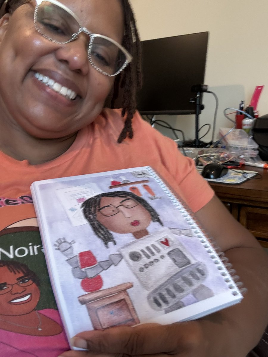 NoireSTEMinist's tweet image. I am so honored to be profiled in the heroines of science student planner!! @heroines_of_sci #NoireSTEMinist #MySTEMIsForTheStreefs #RoboticsForTheStreets #RoboTeer #RoboticsEngineer #EngineeringProfessor