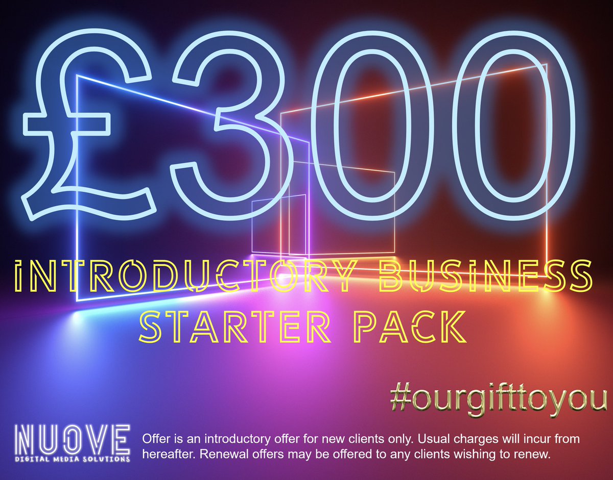 NuoveDMS's tweet photo. Looking to start your own #business? Started a business but still need the essentials? Why not take advantage of #NuoveDMS #BusinessStarterPack We’ve got your business covered with a website, stationery and uniforms &amp; more for just £300! #webdesign 

https://t.co/YhXkuetCON https://t.co/zmDPsNzErE