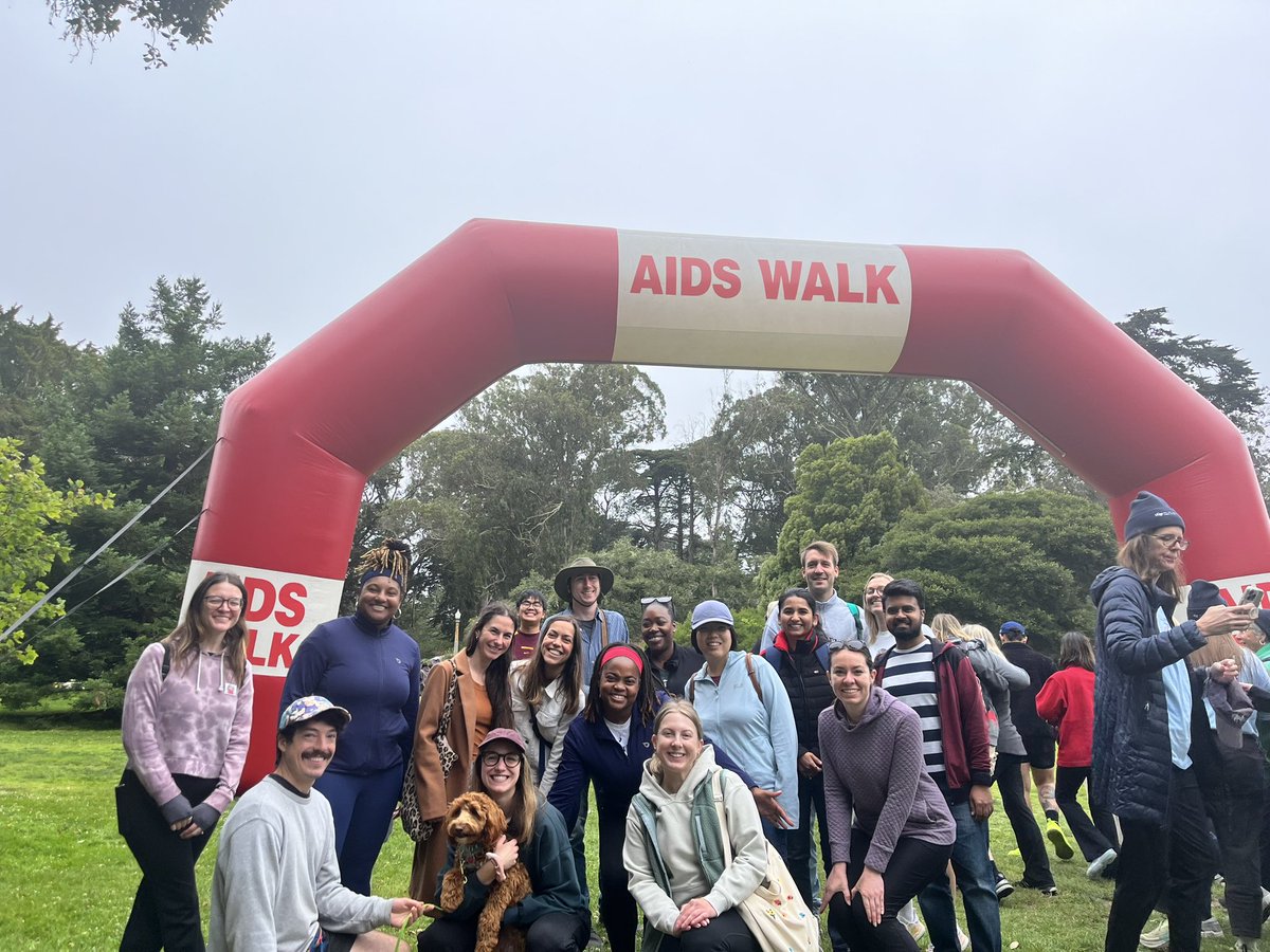 So happy with the turn out for AIDS Walk San Francisco 2024!! Thank you to all who donated and walked with us!! ❤️ #AIDSWalkSF