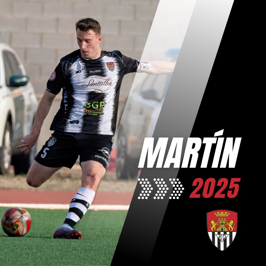 HaroDeportivo's tweet photo. 📝 Martín ¡RENOVADO!

Oh capitán, mi capitán! 
Oh capitán, mi capitán!

Nuestro capi seguirá liderando al equipo una temporada más y eso es garantía de unión, carácter y ambición 💪

#Martín2025HD https://t.co/mCS0OqlWdW
