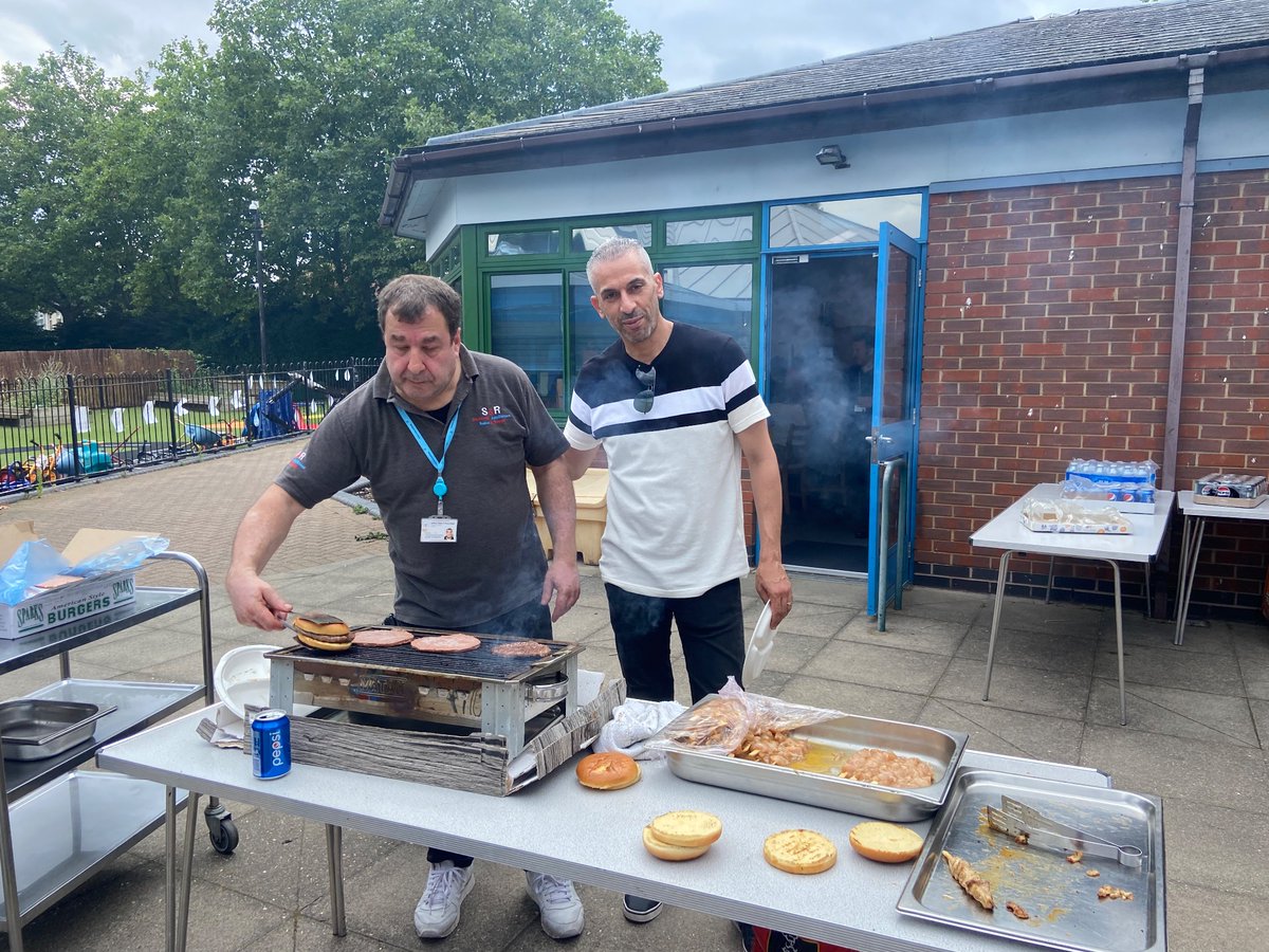 Master Chef Shefik 🥰 looking after us and giving us the best staff BBQ to celebrate our achievements! United Together! Team Work, Makes the Dream Work! Best Team Ever! ❤️😍 <a href="/WhittinghamWHA/">Whittingham Primary Academy</a> <a href="/MissNoble_WHA/">Miss Noble</a>