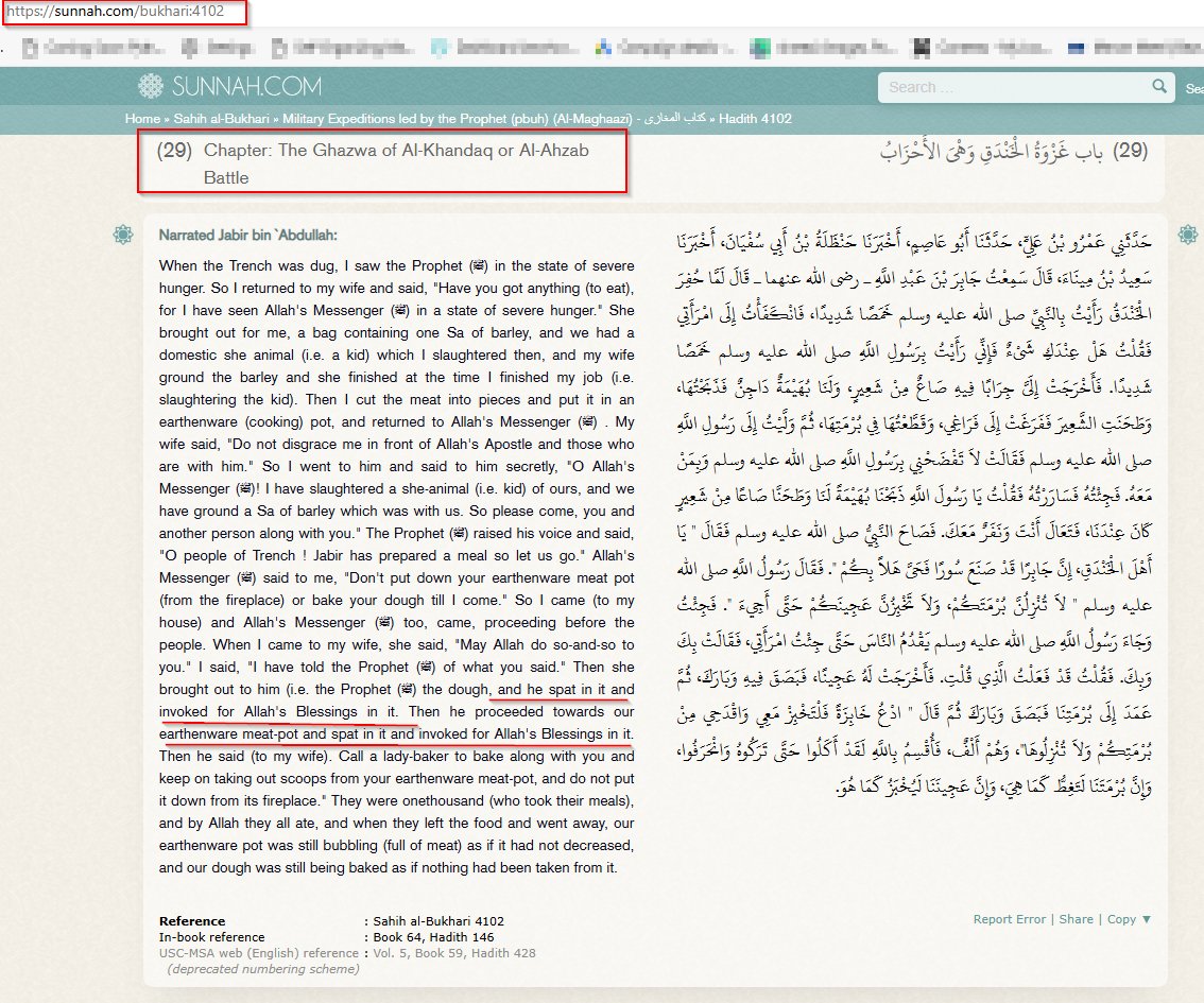 ShreeHistory's tweet photo. @RajivMessage Unless it is spat upon it is not Halal certified.
Here is the exact Sunnah. 
It is normal practice. https://t.co/Nl3UViw2LW