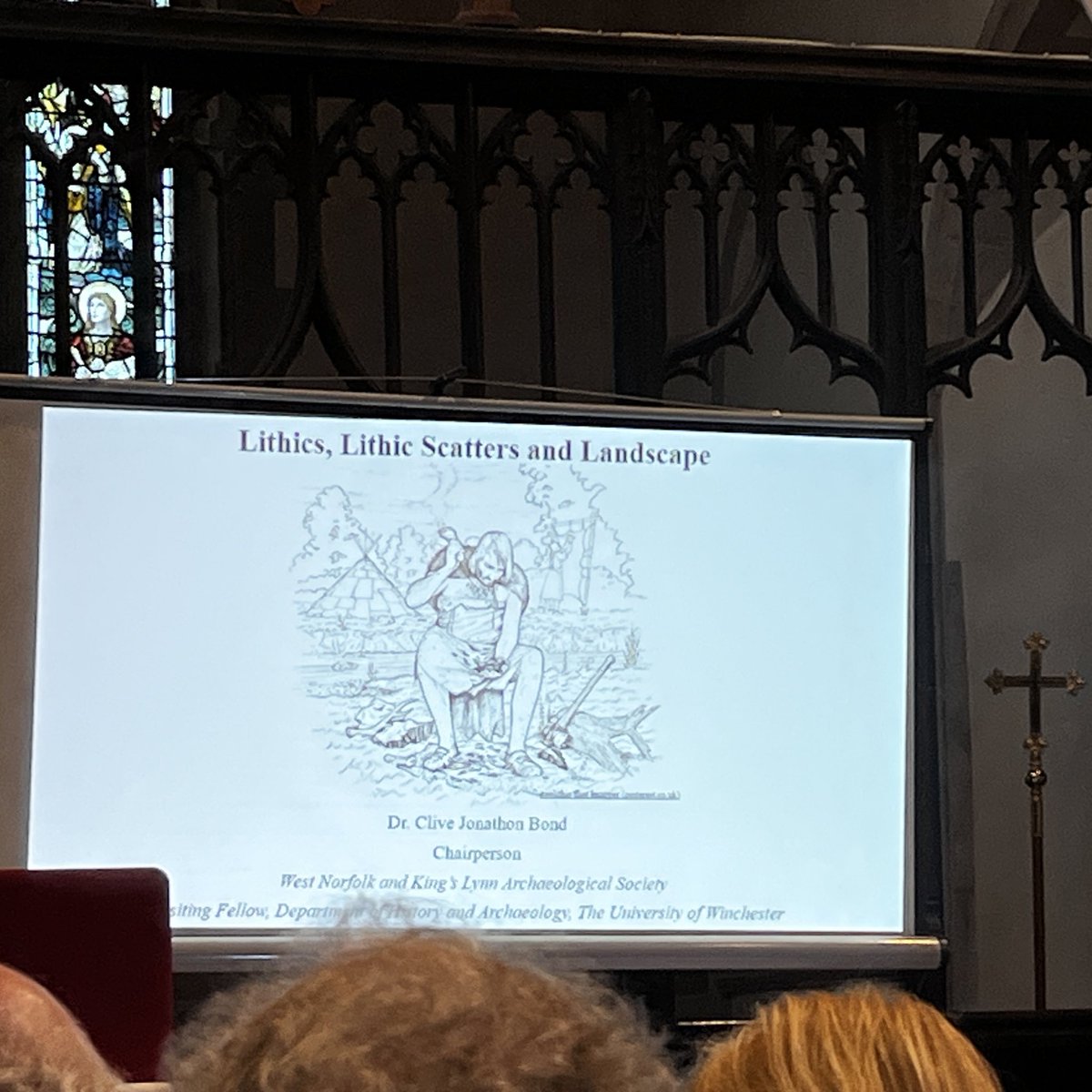 Thanks to Clive Bond from the West Norfolk and King's Lynn Archaeological Society for giving an illuminating discussion on his work analysing flint scatters to explore prehistoric landscape occupation.