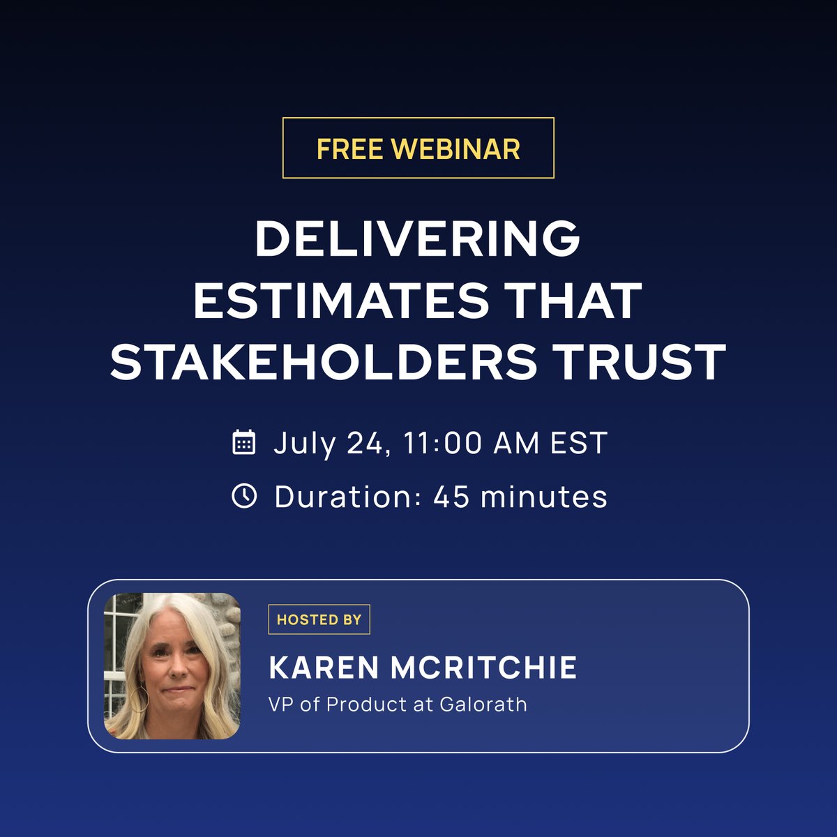 Ready to build project cost estimates that are trusted and accurate? We hope to see you at our webinar tomorrow! 👉galorath.com/events/webinar…