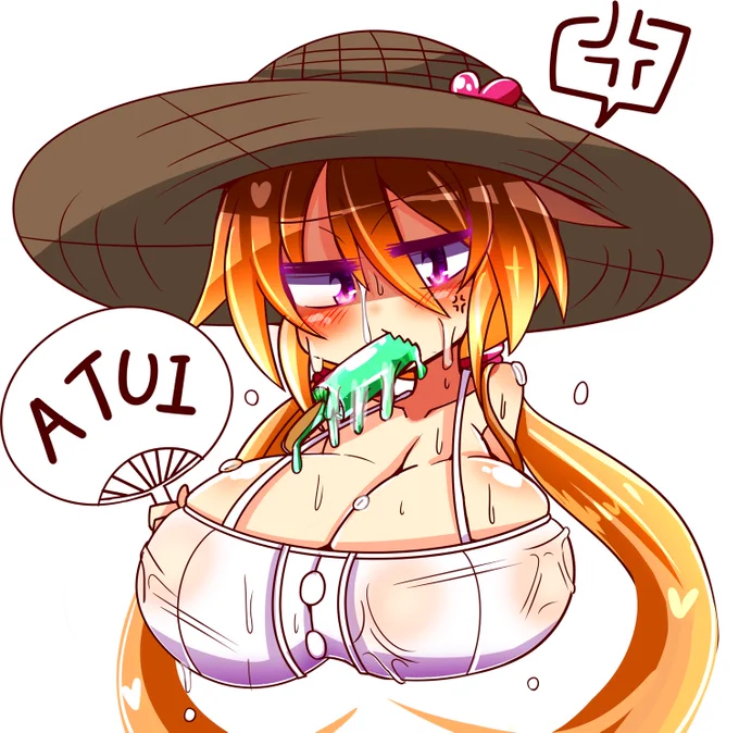 暑さにキレ気味なアイちゃんパイセン