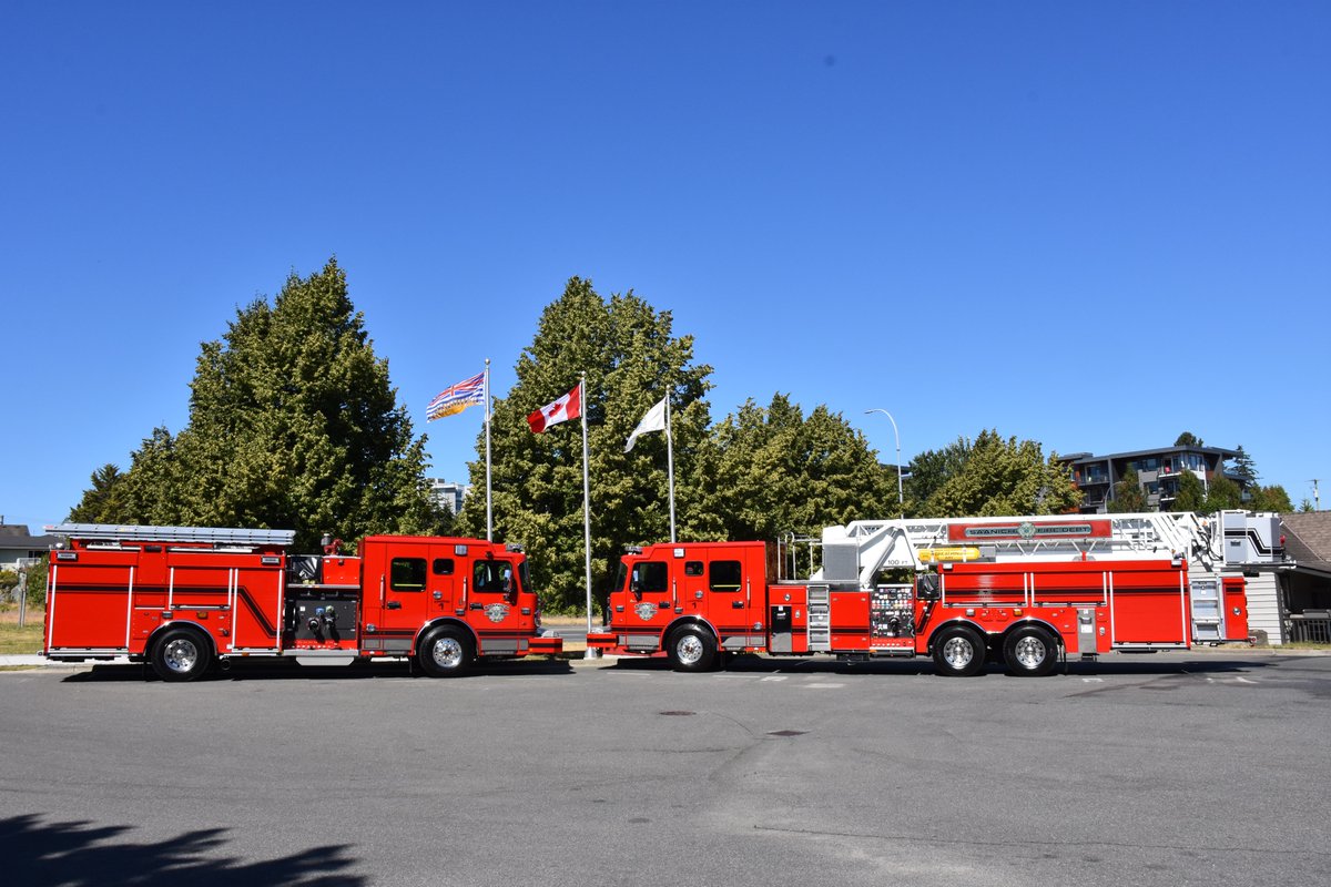 A big thank you to <a href="/SaanichFire/">Saanich Fire Department</a> for capturing and sharing these photos of their most recent Safetek Profire deliveries.

📷Smeal Mid Mount Platform (bit.ly/3YeJUas)
📷Smeal Custom Pumper (bit.ly/3ybHNtC)
📷ProMedx x2 (bit.ly/3WfAsRI