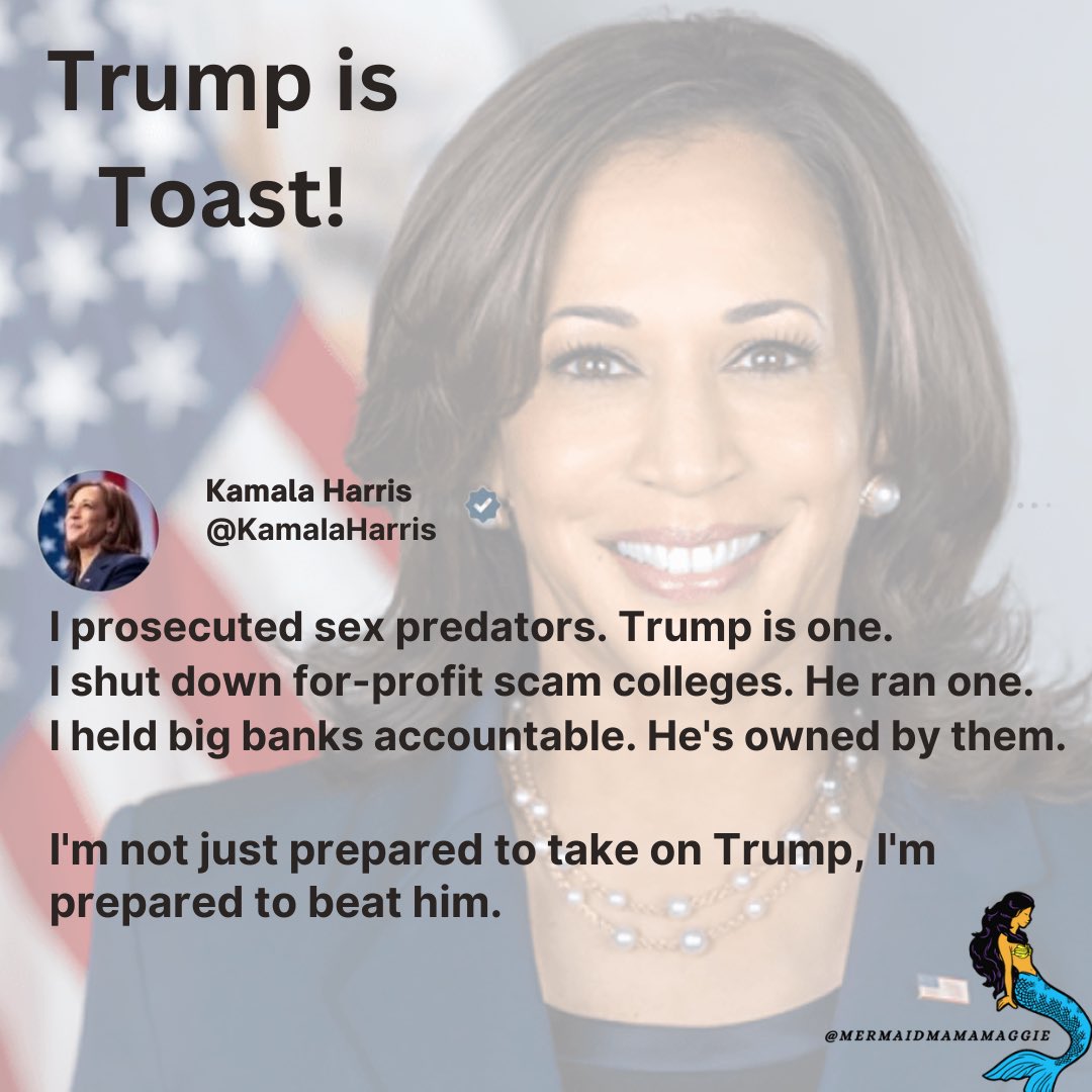 mermaidmamamags's tweet photo. The choice is clear! Kamala for President! 💪🏼💙💪🏼💙 https://t.co/i1yp0MxUGF