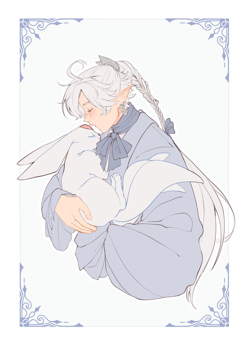 tomomochi_'s tweet image. A lil alphy doodle I colored!! My lil guy,, pookie 🥺❤️
#ff14