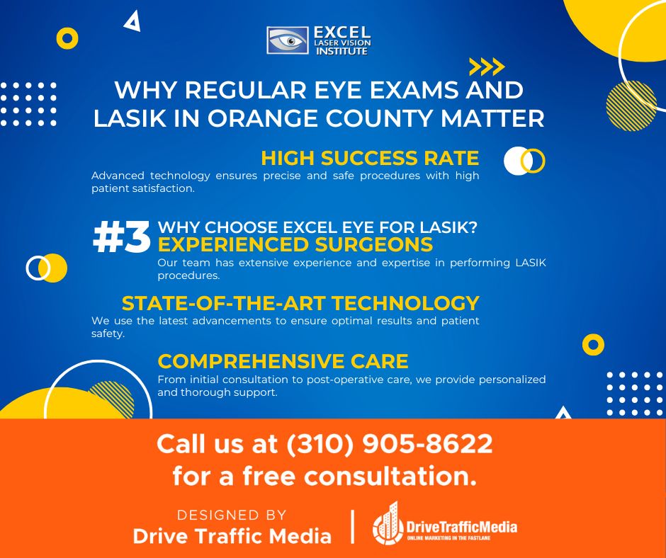 Excel_Eye's tweet image. 👁️ Schedule Your Eye Exam Today!
Visit Excel Eye to learn more about the importance of eye exams and LASIK in Orange County. exceleye.com/2023/07/22/the…

#LASIKLife #VisualFreedom #ClearComfortableEyes #EyeCareRevolution #LASIKPrep #EyeHealth #LASIK #VisionCare