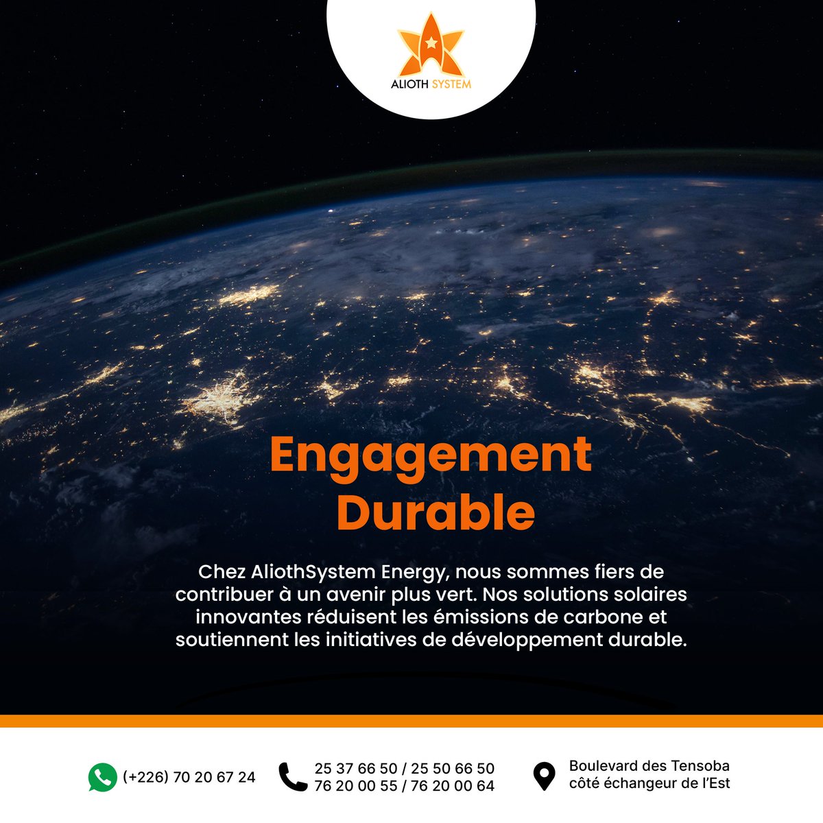 aliothsystem's tweet photo. Engagement Durable 🌍
Chez AliothSystem Energy, nous sommes fiers de contribuer à un avenir plus vert. Nos solutions solaires innovantes réduisent les émissions de carbone et soutiennent les initiatives de développement durable.
#EnergieSolaire #Durabilité #AliothSystem https://t.co/yVUoM0iDIZ