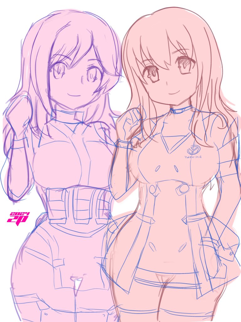 小結さん生誕日ということで過去絵再掲。美人米人はぴば 