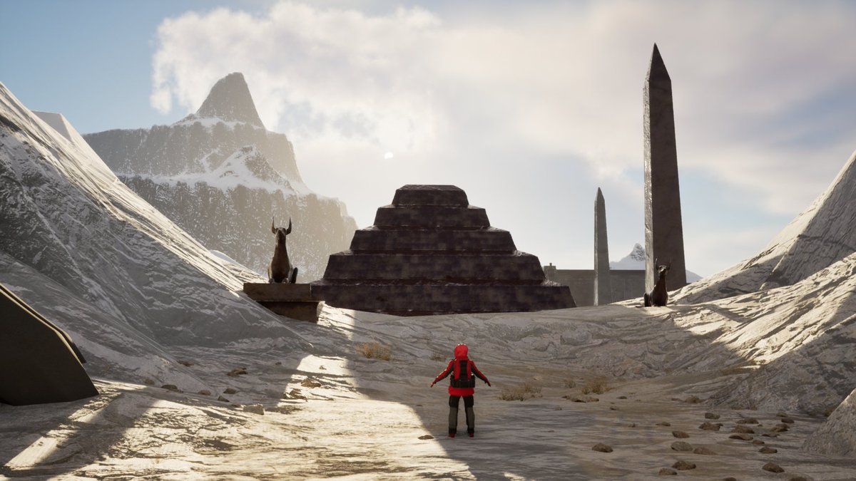 atonizer's tweet image. Environment in #UE5 for cinematics #UnrealEngine5