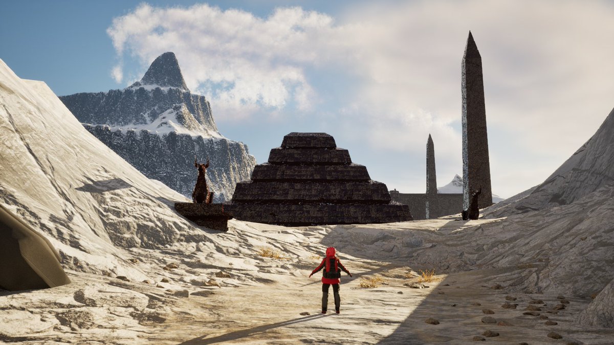 atonizer's tweet image. Environment in #UE5 for cinematics #UnrealEngine5