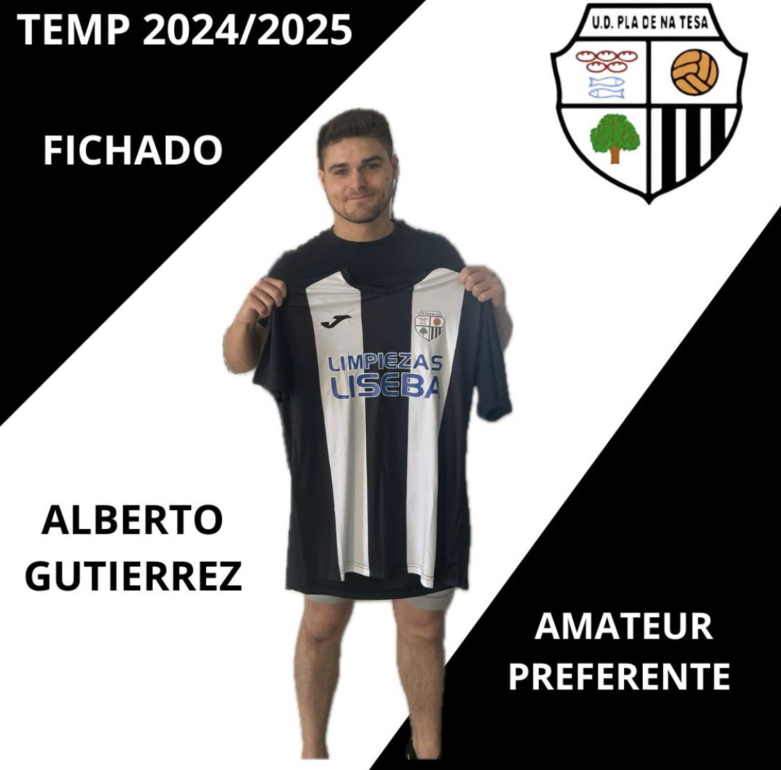 🥁FICHAJE🥁🥁TEM.2024/2025
Nos complace en presentar a  ALBERTO GUTIÉRREZ como nuevo jugador del amateur preferente <a href="/u/">u</a>.d.pladenatesa 
Lateral con gran recorrido y intensidad a la hora defender muy difícil de pasar.
Vuelve al club que estuvo varios años
Muchas gracias Alberto