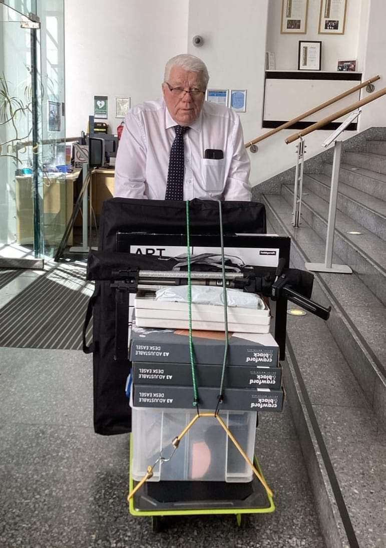 We had a great day at The JQ Festival! Thanks to everyone who stopped by in the School of Jewellery. A lot of you were interested in our books &amp; the plan of Warstone Lane catacombs; as it explained the layout. Hope everyone enjoyed the festival! 

(books are heavy, who knew!)
