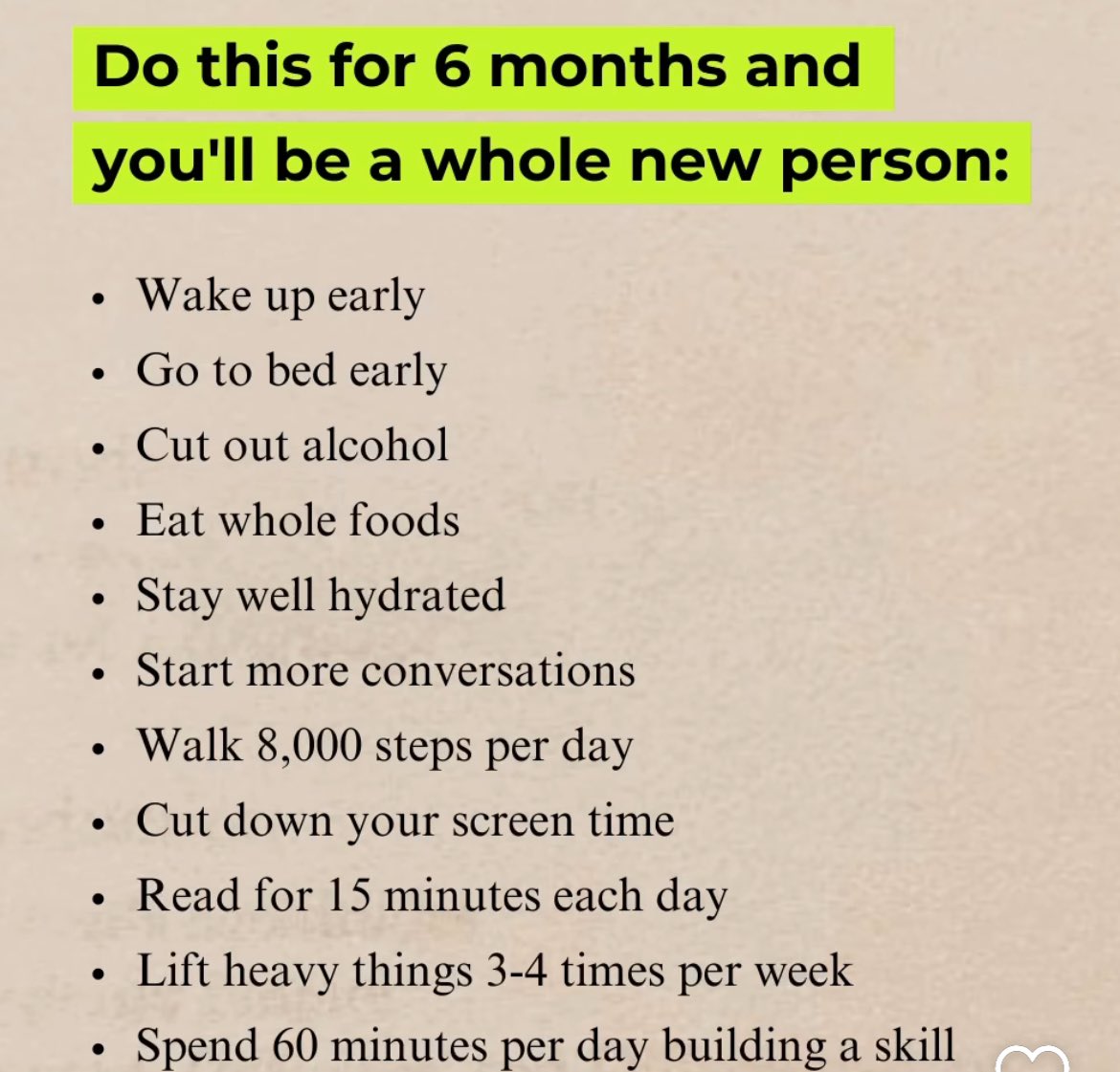 It’s not lost on us that cutting down on screen time is on this list. Nonetheless, it’s a great list.