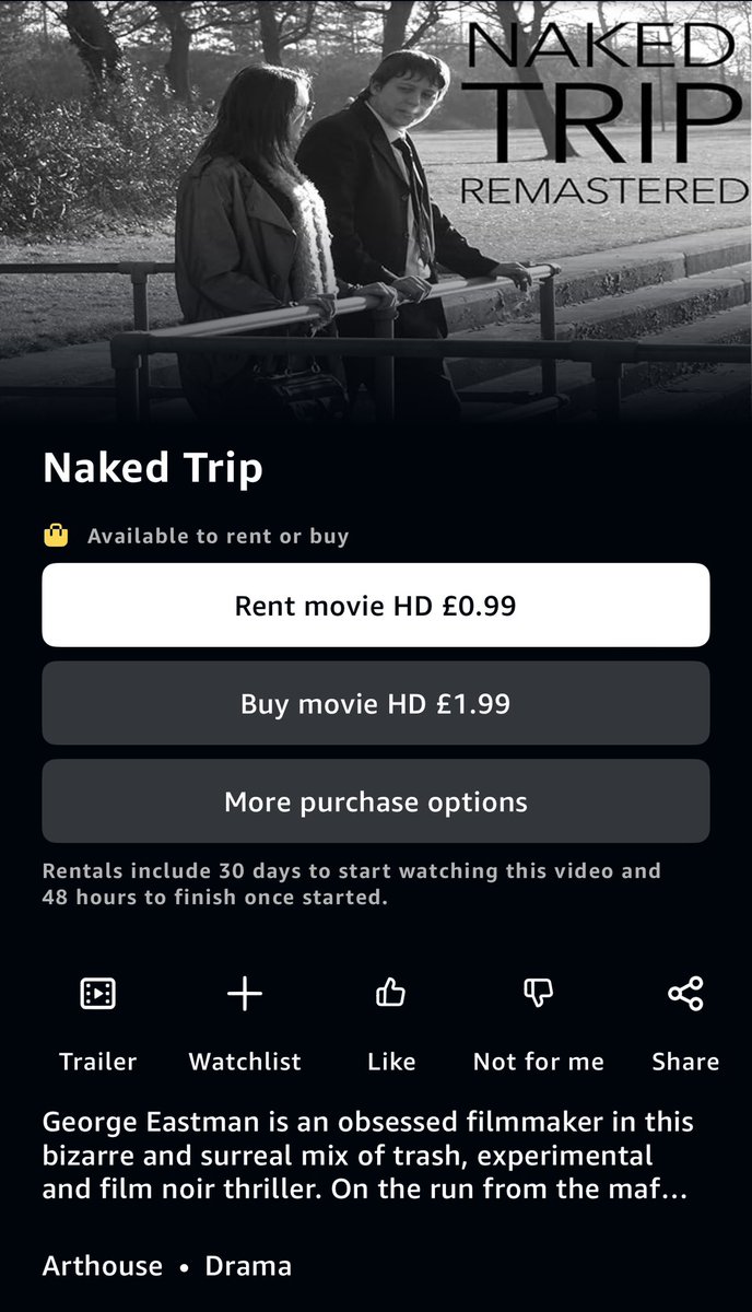jasonimpey's tweet image. Available to buy or rent on Amazon Video in the UK - the indie feature I co-produced with Alex Bakshaev in 2008 - Naked Trip. I star in this film as George Eastman, a troubled filmmaker #nakedtrip #amazonvideo #drama #arthouse #indiefilm