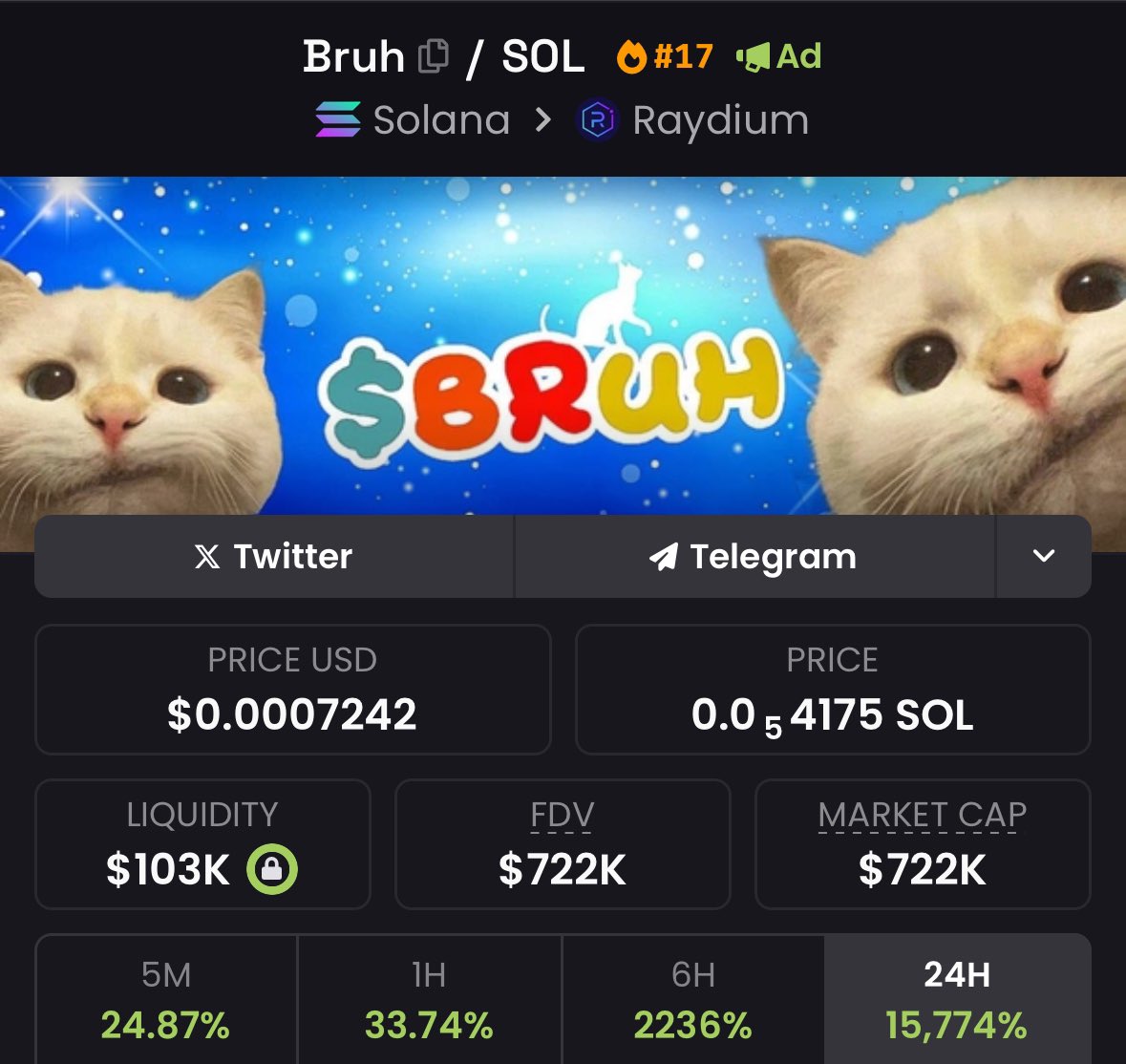 $bruh

2SbUMHVzAAwyK7wh4ZC335Y3AHXuNybDjruvktWGpump

For the community