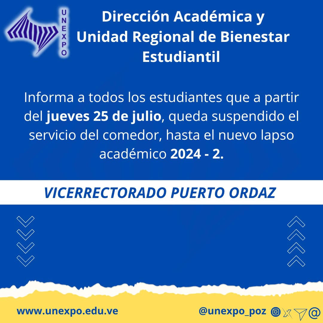 UNEXPO Puerto Ordaz (@unexpo_poz) on Twitter photo 