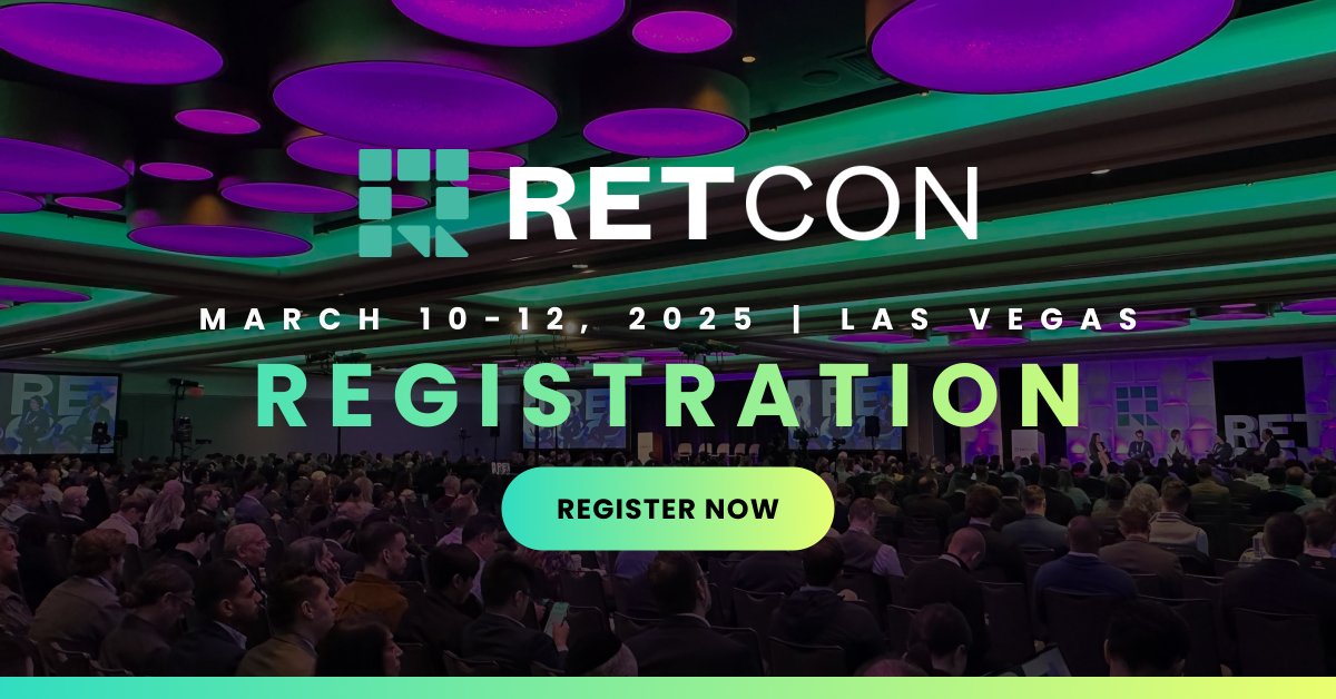 Huge changes are happening at RETCON 2025 - real estate's leading technology and innovation conference! Prepare for more speakers, more stages, and more tracks!

Register now during Super Early Registration for 60% off final prices: retconference.com/usa/register?u…