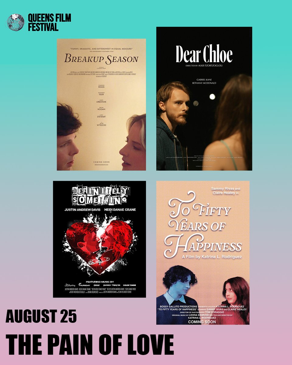 Unispherefest's tweet photo. We are pleased to announce our seventh and final program of our inaugural year.

The Pain of Love. We’ve all been there. Heartache, breakup, what if? Four films that will make us reflect on our inner selves and what it means to love and to be loved.

https://t.co/DeG9ghtUfo https://t.co/sYX0q5xJgk