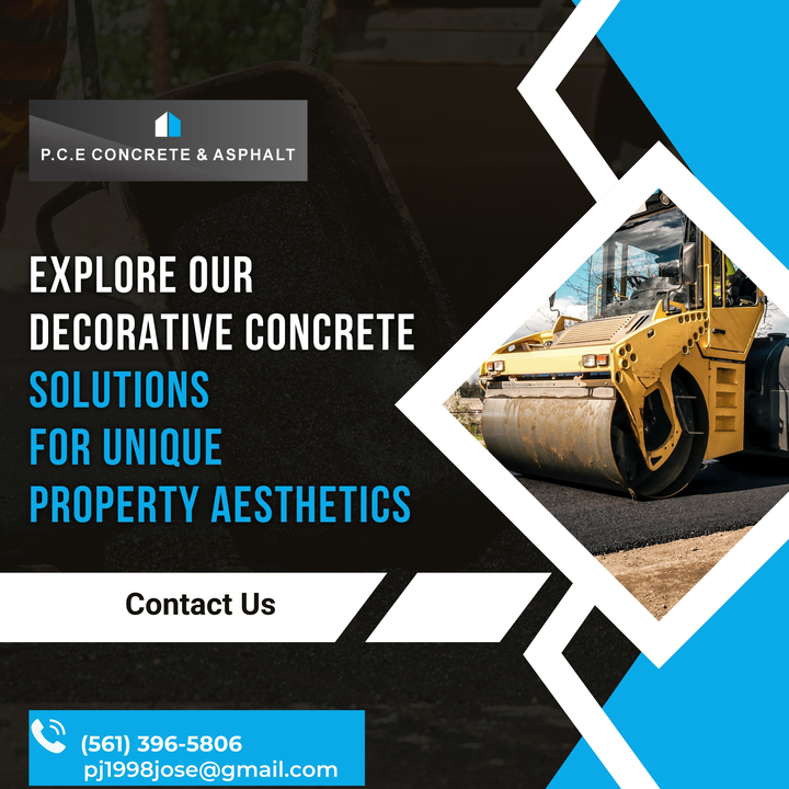 p_asphalt's tweet image. Transform your property with decorative concrete from P C E Concrete &amp;amp; Asphalt Service. Our artistic and functional designs add character and value, making your outdoor spaces stand out. #DecorativeConcrete #AsphaltInnovation #PCEConcrete
maps.app.goo.gl/xfh5A1gHD7VYN8…