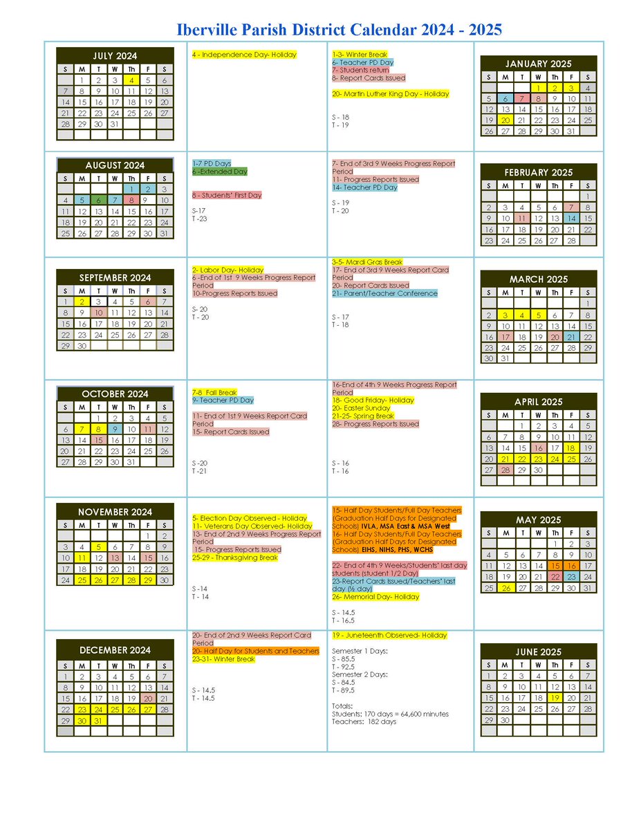 With the beginning of the 2024-2025 school year approaching, here is another look at our District Calendar! #MovingForward

drive.google.com/file/d/1oUFMGj…