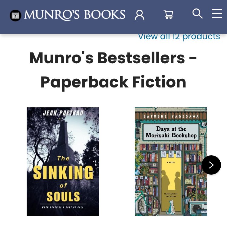 I didn’t think today could get any better but “The Sinking of Souls” is the #1 paperback bestseller <a href="/MunrosBooks/">Munro's Books</a> in Victoria. Not bad for an #indieauthor with a chemo hangover!!! #yyj #BookReview #readers #BookTwitter #books #Toronto #yvr #fuckcancer RT ❤️