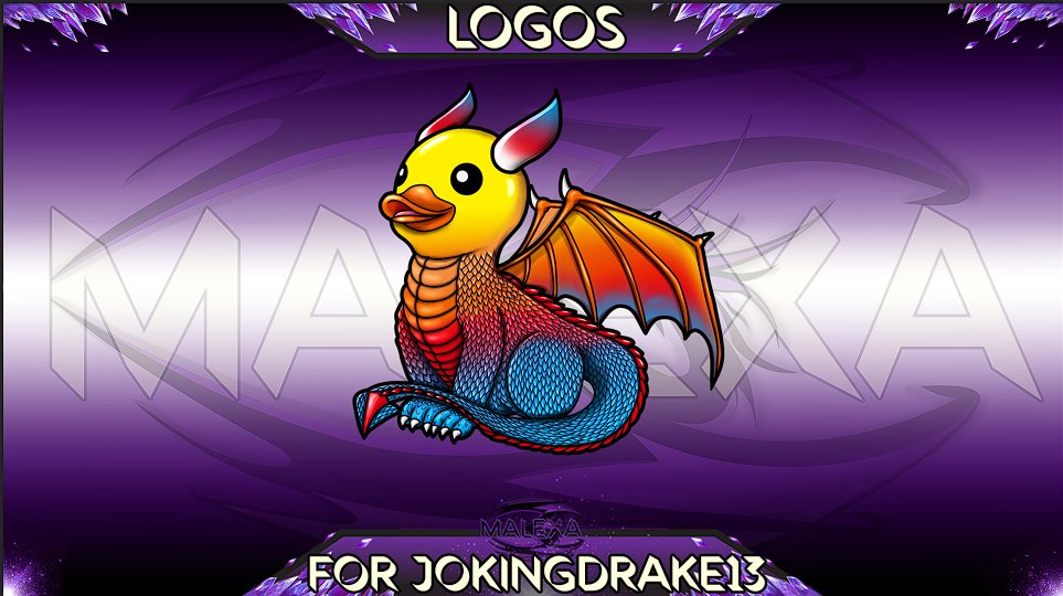 Personalized Logo #streamer  #Logodesigner  #rubberduck #dragon #TwitchStreamers   #CustomMade