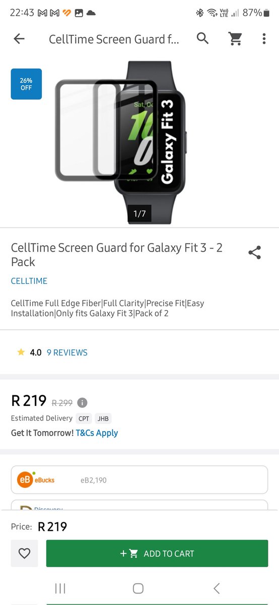 Ishan_Natalie's tweet photo. @TAKEALOT I ordered a screen guard pack for a Galaxy Fit 3, as advertised. After opening the pack and when applying the screenguard, I notice that the screenguard is too big. Confused a frustrated, I look at the box and notice that a sticker stating 'Galaxy Fit3' .... https://t.co/6IDnIV2kdN