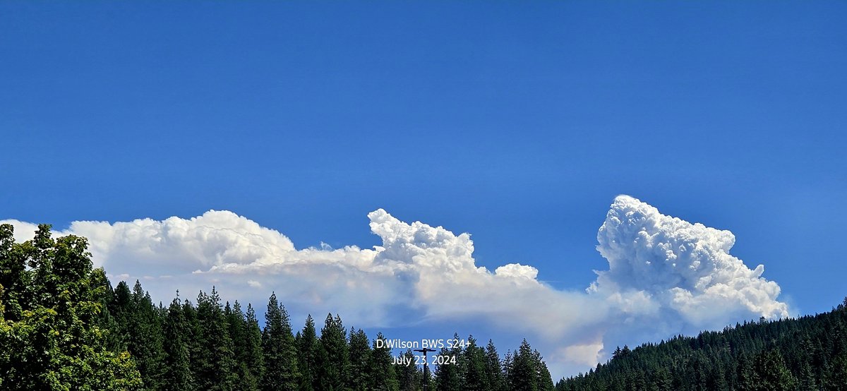 ButteWxSpotter's tweet photo. Big build up on the southern end of the #GoldComplex this afternoon https://t.co/huJyUgYMAi