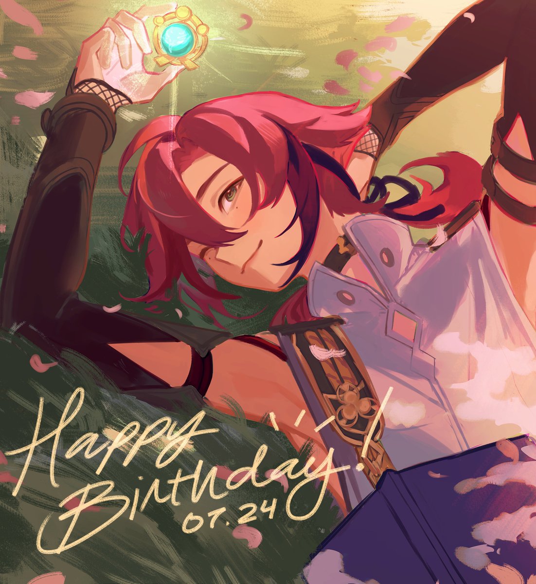 Happy birthday to my favorite character!! 
#鹿野院平蔵誕生祭2024 #鹿野院平蔵生誕祭2024