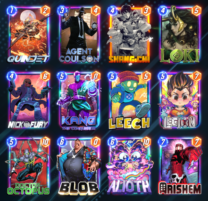 ZombiesGoNomNom's tweet photo. Kang Arishem did well for me today in the Diner, getting up to the 60k range before busting out.
Don't plan on spending any gold bc I strong dislike the shitty mobile practice of time gating and giving them money only reinforces it.
I don't like the 3x auto doubling but 🤷‍♂️ https://t.co/FXRDk2GotC