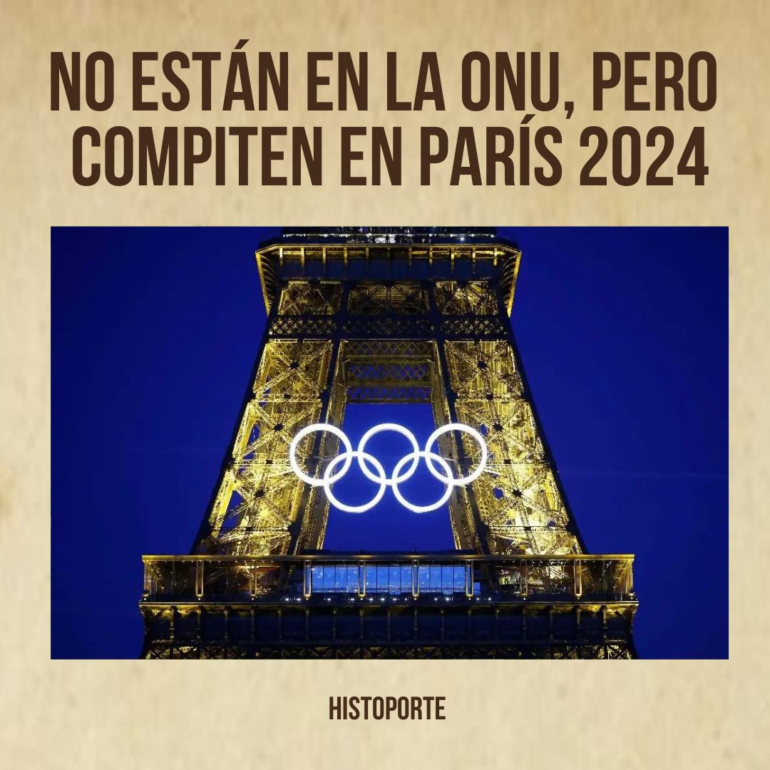 😮 En #Paris2024 participarán 12 países que NO son reconocidos por la ONU pero sí por el Comité Olímpico Internacional.

¡Conocé cuáles son en este hilo! 👇🏻