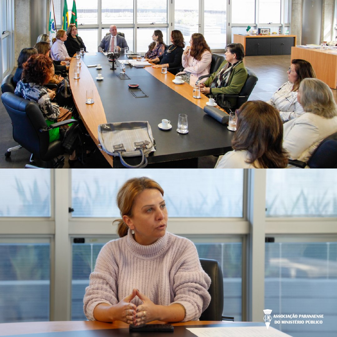 APMPPR's tweet photo. Simetria e igualdade de gênero 🤝🏼 A Presidente Symara Motter participou no dia 22 de julho de um ato na PGJ em apoio ao pedido formulado pela APMP no sentido de que seja observada a paridade de gênero nas promoções de carreira do MPPR.
Confira: https://t.co/0Ysgp8H0Sc. https://t.co/mauuwUfDlz