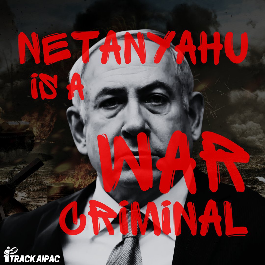 TrackAIPAC's tweet photo. @SenSanders #ArrestNetanyahu https://t.co/S7YZ4WXAtC