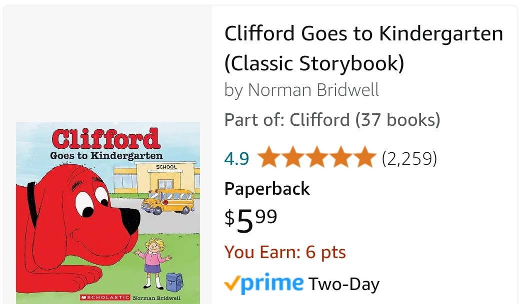 Hi! I'm trying to get a set of #Clifford books for my #Kindergarten class! I'd really appreciate any help to get each of my ESL kids their own #book. #Thanks ❤️

 ➡️shorturl.at/6A0Ah

 #ClearTheLists #dog #TeachersOfTwitter <a href="/HayesHolly2/">Hayes Holly</a>  #teacher #BlueCrew #grateful #help
