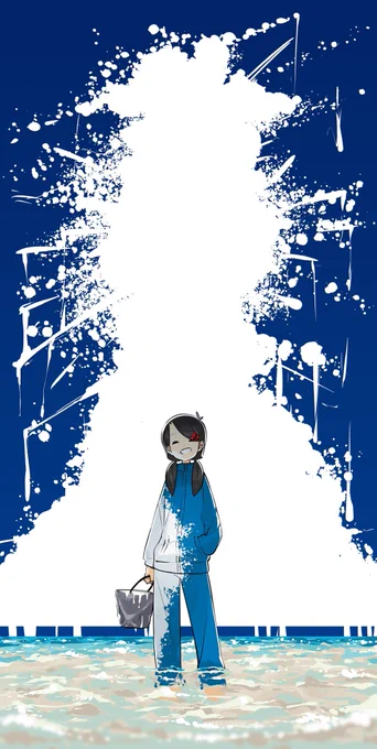 むせ返るような青