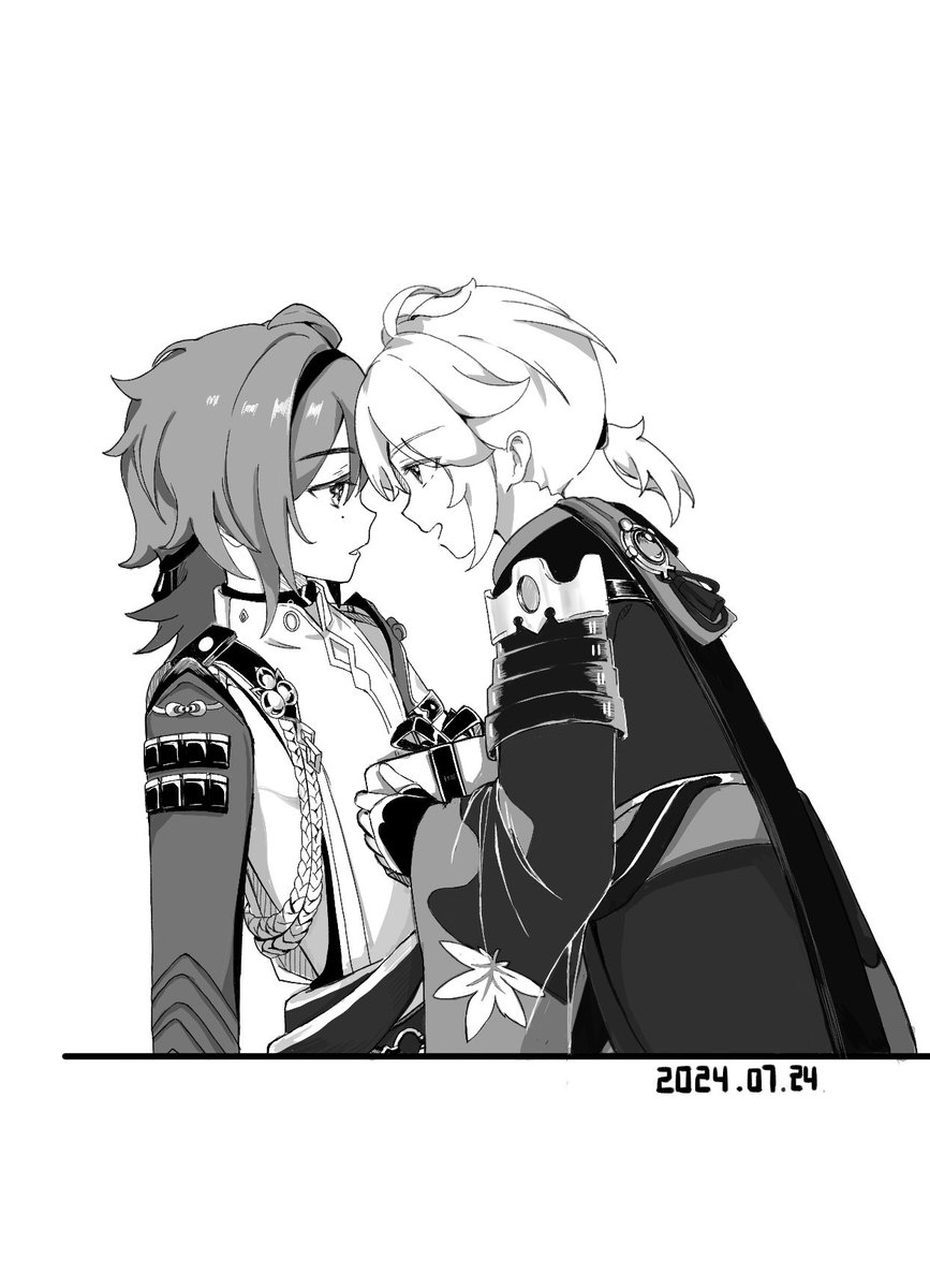 #kazuhei #GenshinImpact #枫鹿 #Kazuha #Heizou
生日快乐～