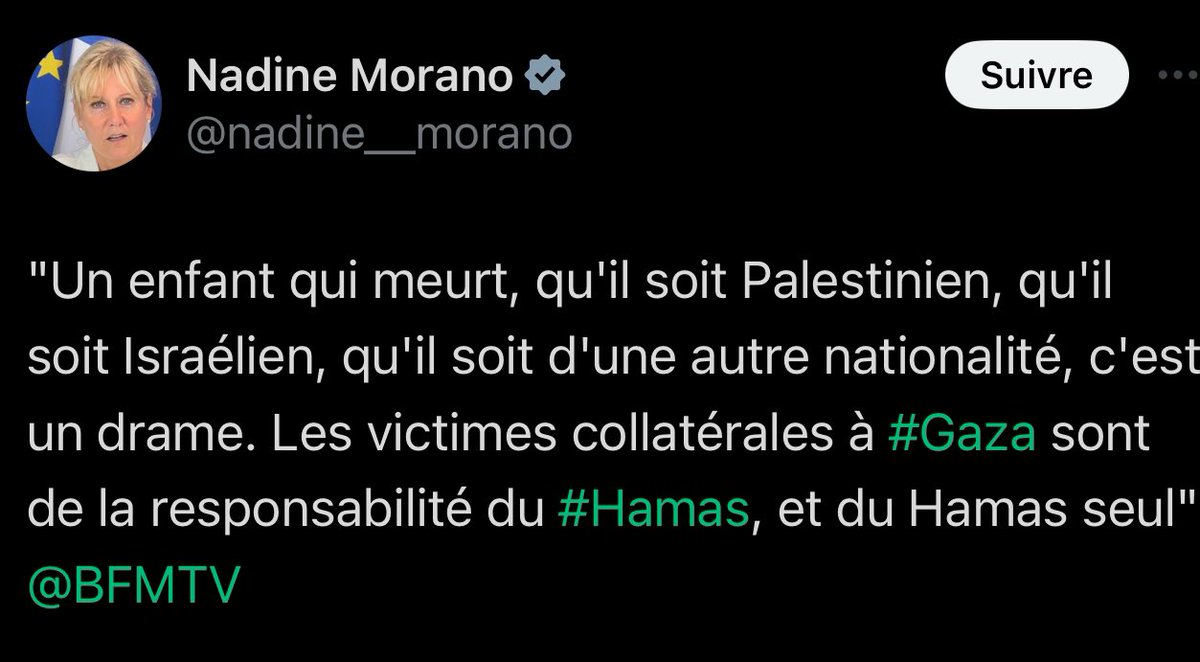 _JaxTelller's tweet image. Aucune pitié pour ceux qui ne pleurent pas les enfants des autres. 

Comme ça au moins elle ressentira ce que les mères palestiniennes ressentent face aux assassins d’enfants qu’elle soutient