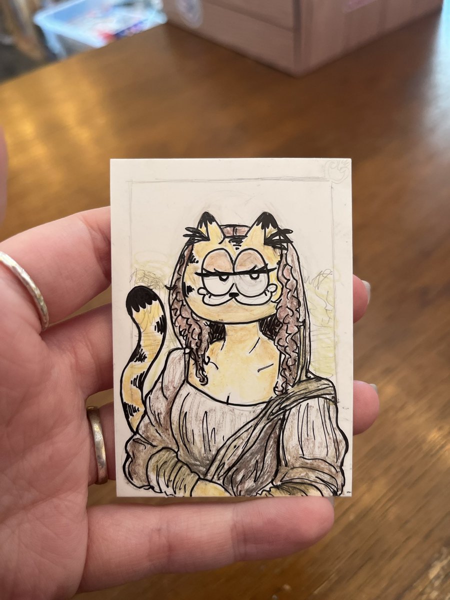 selkiescale's tweet image. i drew the Garfa Lisa
#garfield #monalisa #art #artist