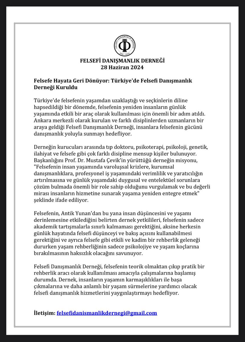 Felsefe hayatın içindeydi, doğuştan ve insanın içindeydi. Onu sınıflara hapsetmek “su-i kasıt” değilse de insana karşı işlenmiş ağır kusurdur.