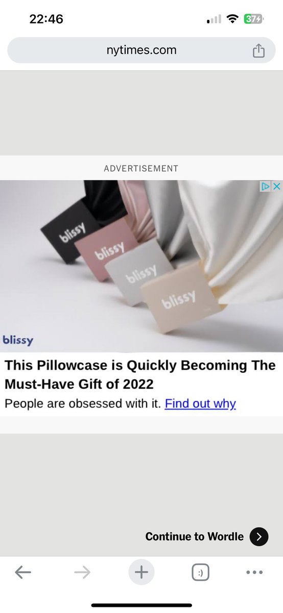 prchief's tweet image. You need to change your ad copy Blissy ⁦@BlissyBrand⁩ 
It’s 2024, not 2022.