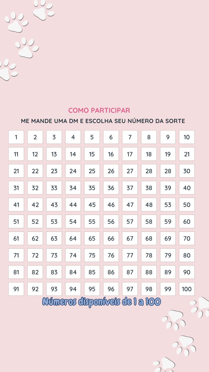 Oii, gente! Meu gatinho precisa de tratamento médico então organizei essa rifa pra tentar cobrir os custos. Quem puder ajudar com RT eu agradeço muito 🫶🏻

💌 me chame na DM ou comente aqui um número caso tenha interesse ❣️