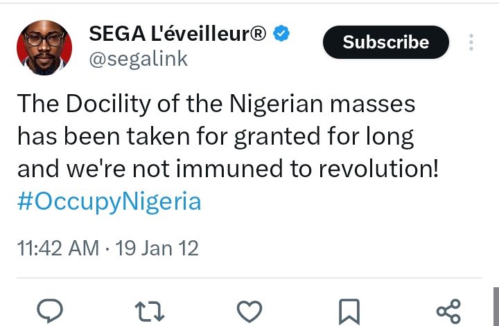 chrispoise2's tweet image. These are the leaders of this Protest. Pass it on 📌✊

Hilda,Yes Daddy, Osimhen, Otedola,#Leak Ronaldo,President Tinubu, Atiku, Bayo Onanuga, Gistlover, Shameless, Goodluck Jonathan, 1st of August, Protest,Peter Obi,DSTV,Reno,Femi Falana, #BBNaija #EndBadGovernanceInNigeria