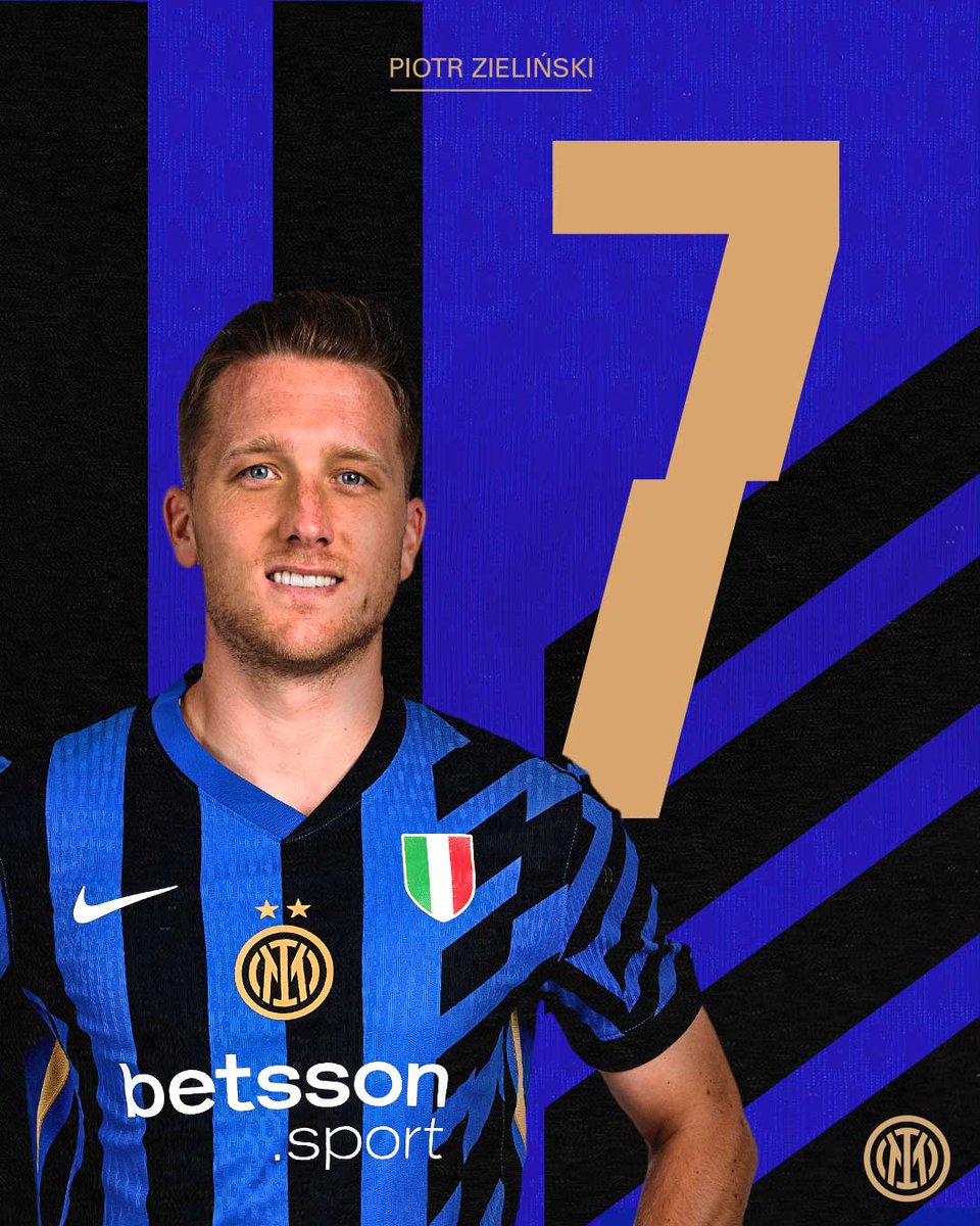 InterFans、新加入選手の背番号🗣️ 7️⃣ピオトル・ジエリンスキ