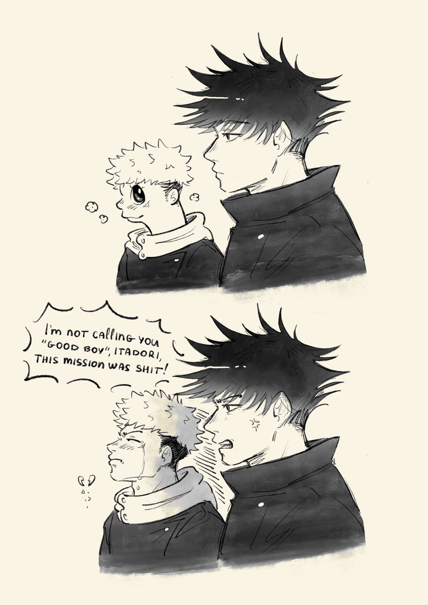 I’m in love with this trend #jjk #jujutsukaisenfanart #itafushi