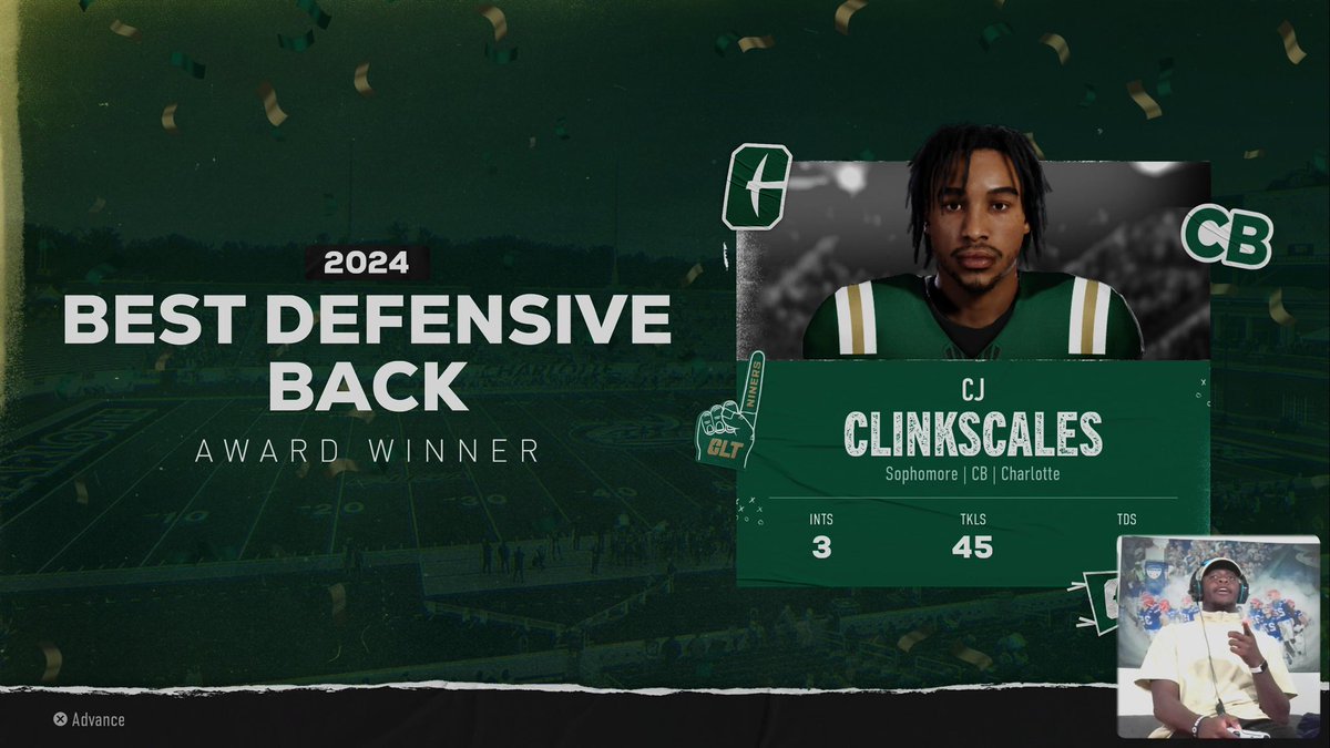 Tried to tell y’all at <a href="/CharlotteFTBL/">Charlotte Football</a> we got some straight DAWGS ⛏️⛏️⛏️ <a href="/EASPORTSCollege/">EASPORTSCollege</a> <a href="/RonKellman/">Terron Kellman</a> <a href="/DemonClowney/">Demon</a> <a href="/CJ_Clinkscales/">CJ Clinkscales</a> #CFB25 #704MADE